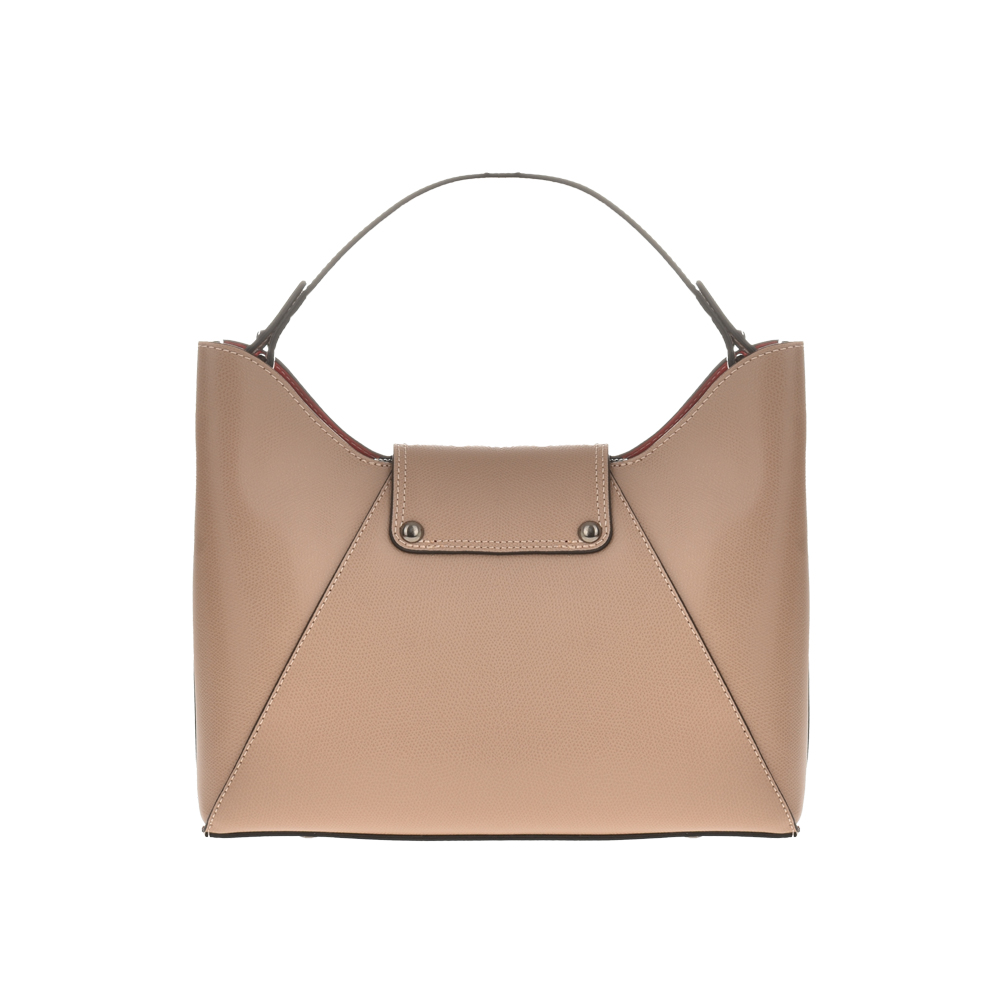 Geanta dama din piele naturala Antonia Moretti AM1054, Roz prafuit, #3, Bagsy