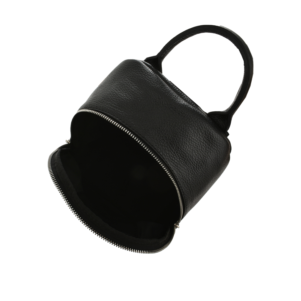 Rucsac dama din piele naturala Antonia Moretti AM1056, Negru, #4, Bagsy