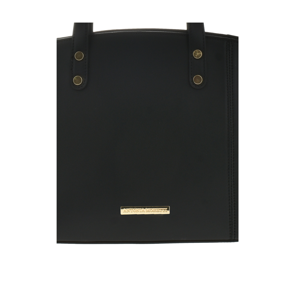 Geanta dama din piele naturala Antonia Moretti AM1072, Negru, #5, Bagsy