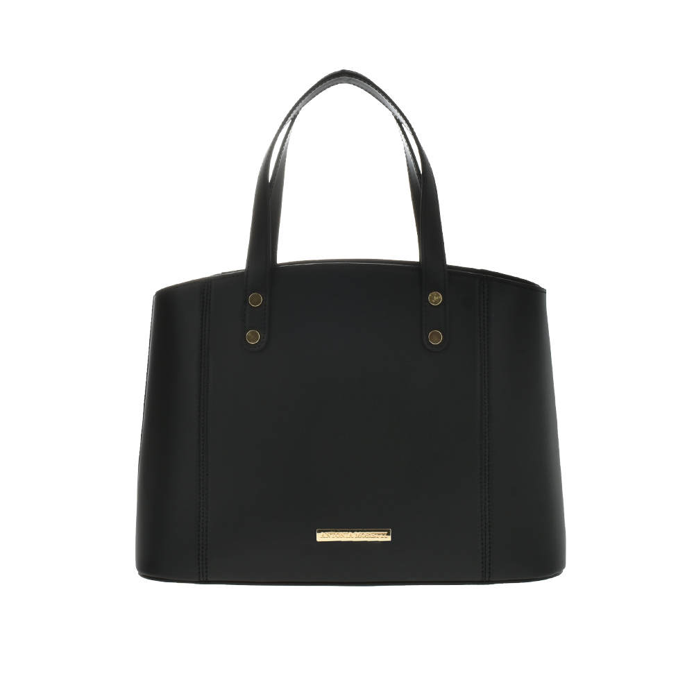 Geanta dama din piele naturala Antonia Moretti AM1072, Negru, #1, Bagsy