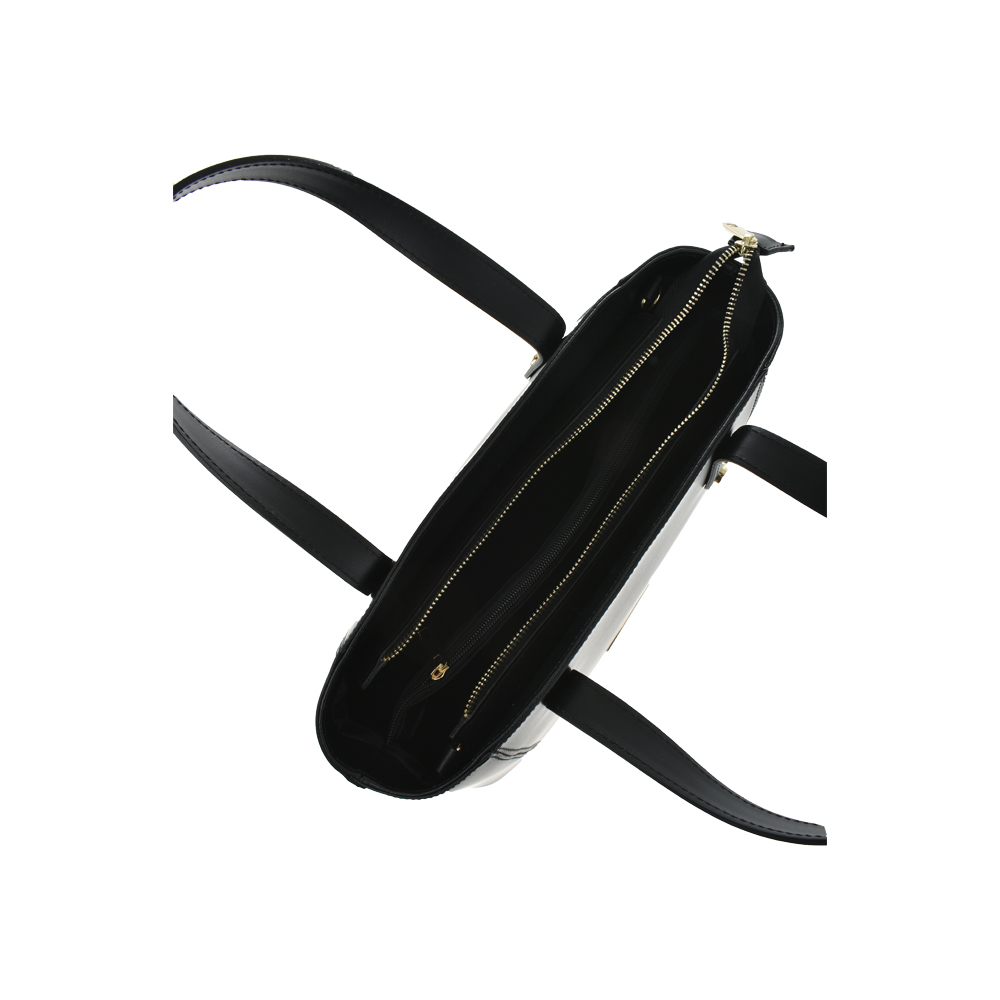 Geanta dama din piele naturala Antonia Moretti AM1072, Negru, #4, Bagsy