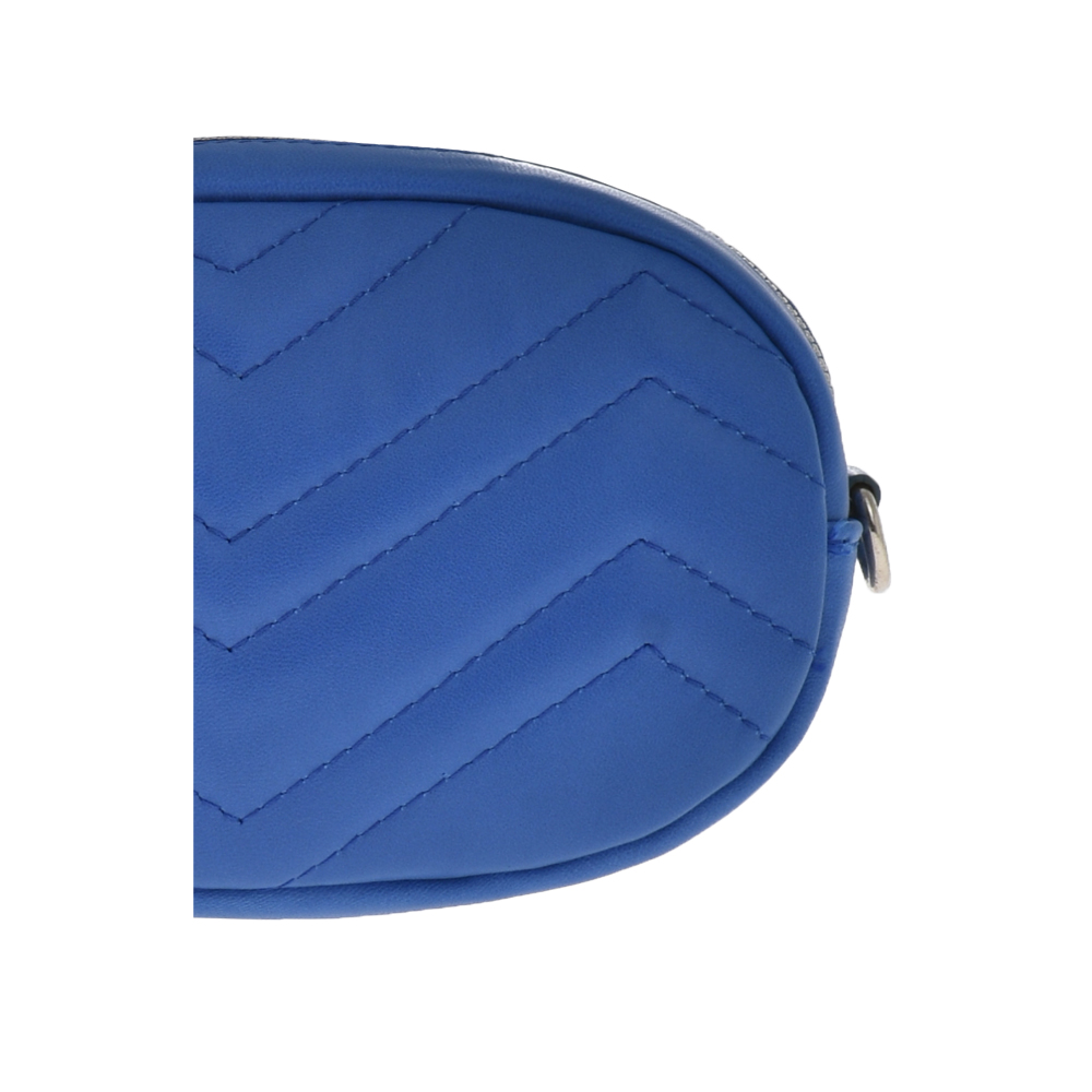 Geanta de umar din piele naturala Antonia Moretti AM1081, Albastru deschis, #4, Bagsy