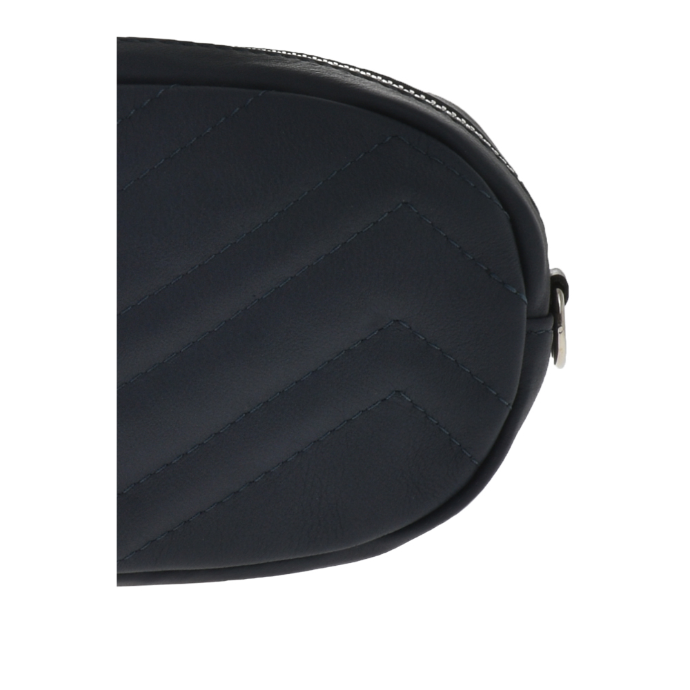 Geanta de umar din piele naturala Antonia Moretti AM1081, Albastru Inchis, #4, Bagsy