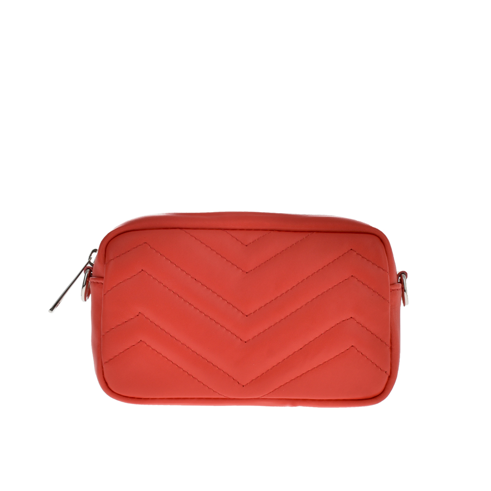 Geanta de umar din piele naturala Antonia Moretti AM1082, Portocaliu, #1, Bagsy