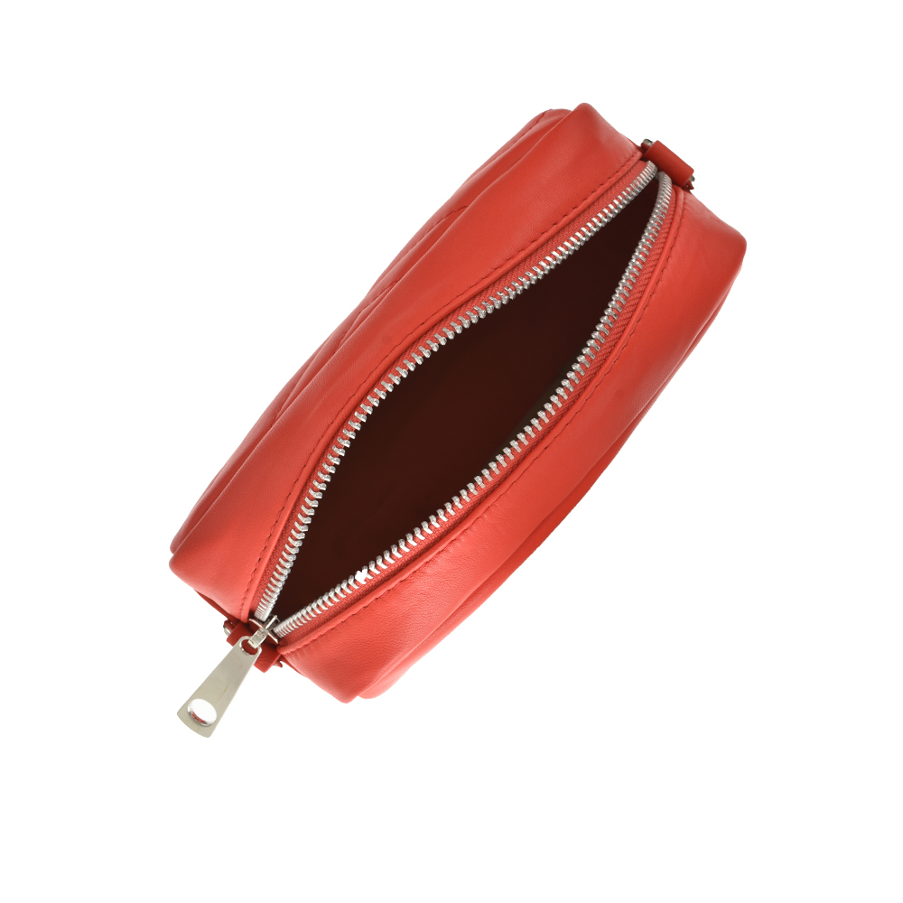 Geanta de umar din piele naturala Antonia Moretti AM1082, Portocaliu, #4, Bagsy