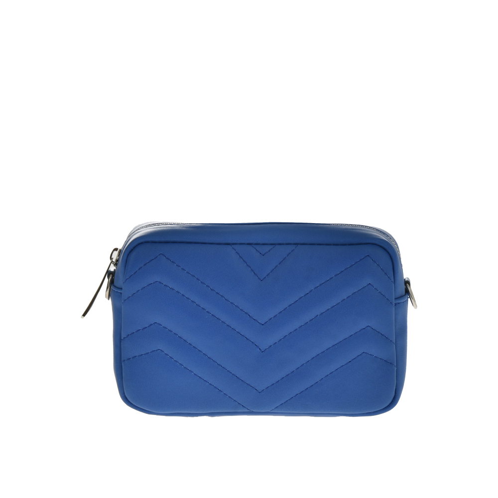 Geanta de umar din piele naturala Antonia Moretti AM1082, Albastru deschis, #1, Bagsy