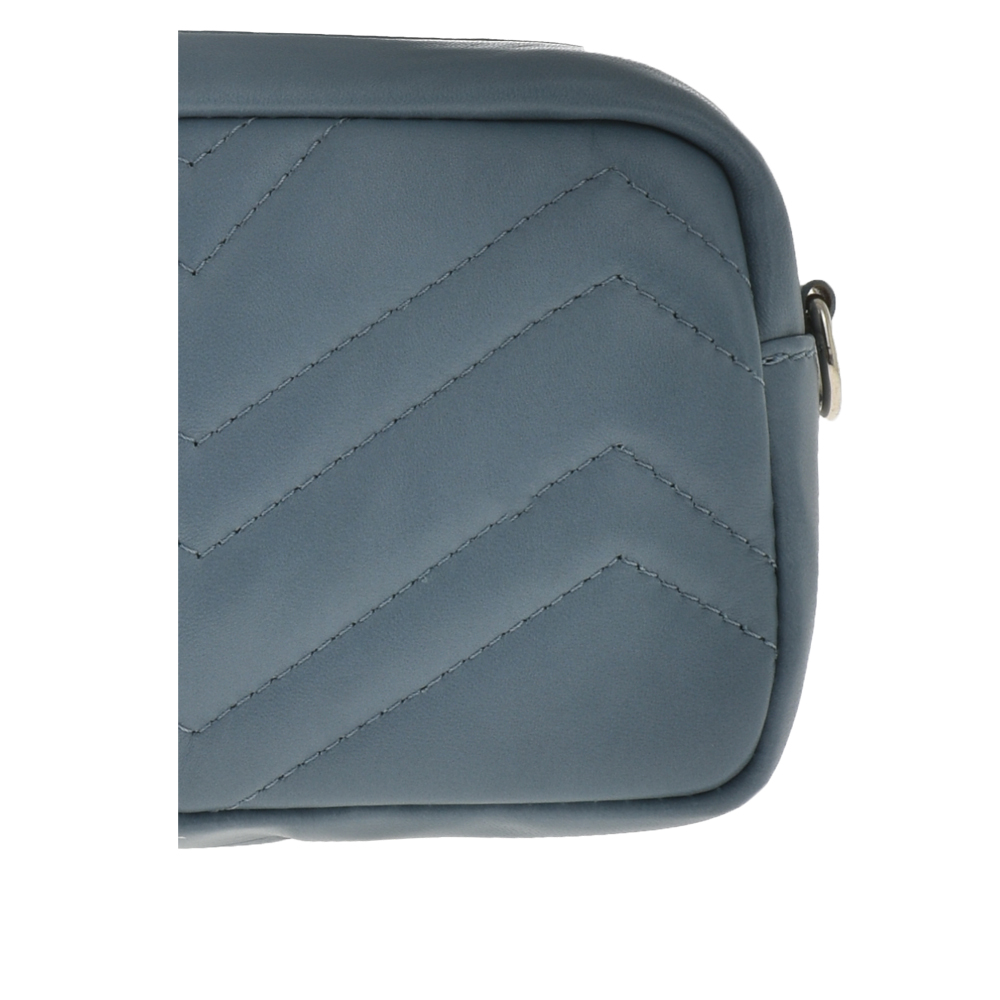 Geanta de umar din piele naturala Antonia Moretti AM1082, Bleu, #5, Bagsy