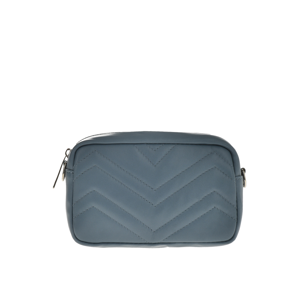 Geanta de umar din piele naturala Antonia Moretti AM1082, Bleu, #1, Bagsy