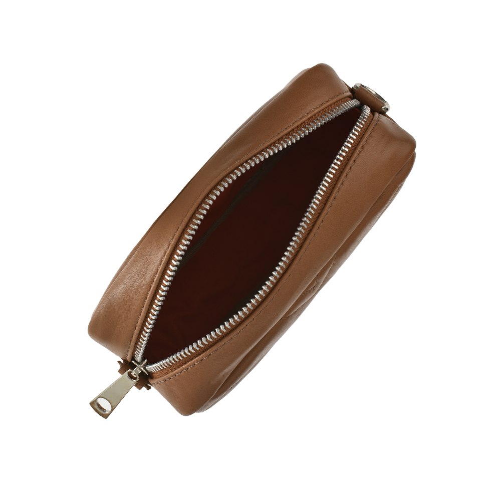 Geanta de umar din piele naturala Antonia Moretti AM1082, Grej, #4, Bagsy