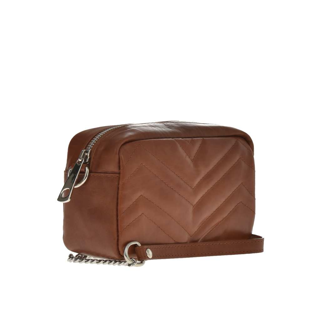 Geanta de umar din piele naturala Antonia Moretti AM1082, Maro, #2, Bagsy