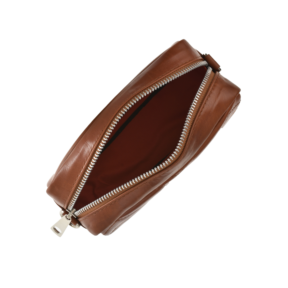 Geanta de umar din piele naturala Antonia Moretti AM1082, Maro, #4, Bagsy