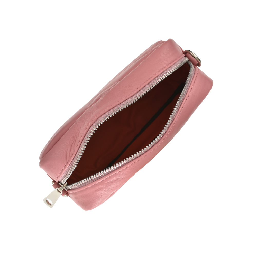 Geanta de umar din piele naturala Antonia Moretti AM1082, Roz, #4, Bagsy