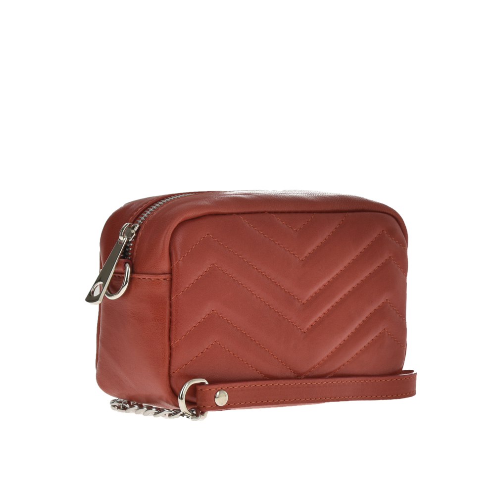 Geanta de umar din piele naturala Antonia Moretti AM1082, Rosu, #2, Bagsy