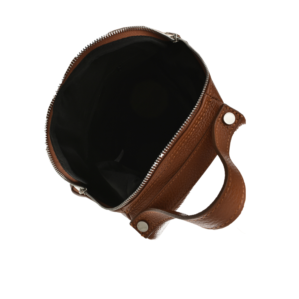 Rucsac dama din piele naturala Antonia Moretti AM1095, Cognac, #4, Bagsy