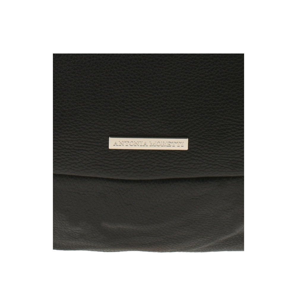 Rucsac dama din piele naturala Antonia Moretti AM1095, Negru, #5, Bagsy