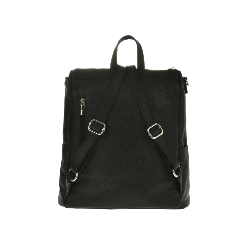 Rucsac dama din piele naturala Antonia Moretti AM1099, Negru, #3, Bagsy