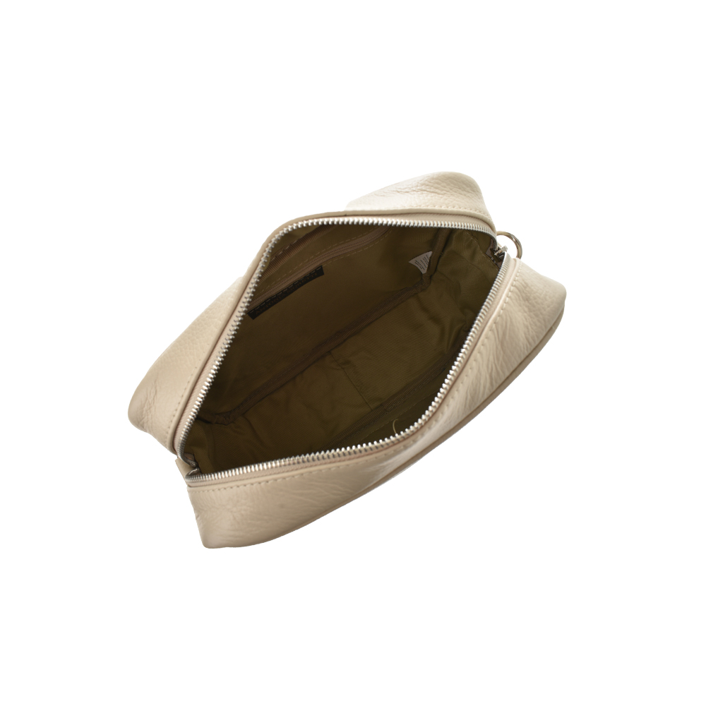 Geanta de umar din piele naturala Antonia Moretti AM1104, Bej, #4, Bagsy