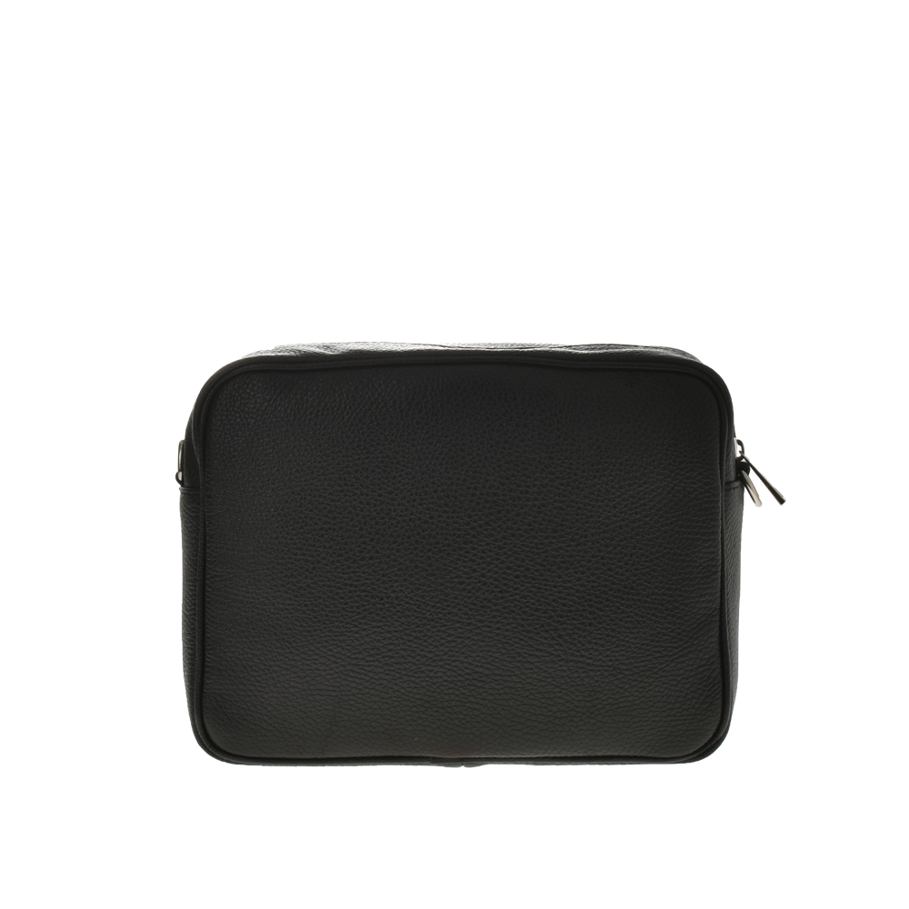 Geanta de umar din piele naturala Antonia Moretti AM1104, Negru, #3, Bagsy