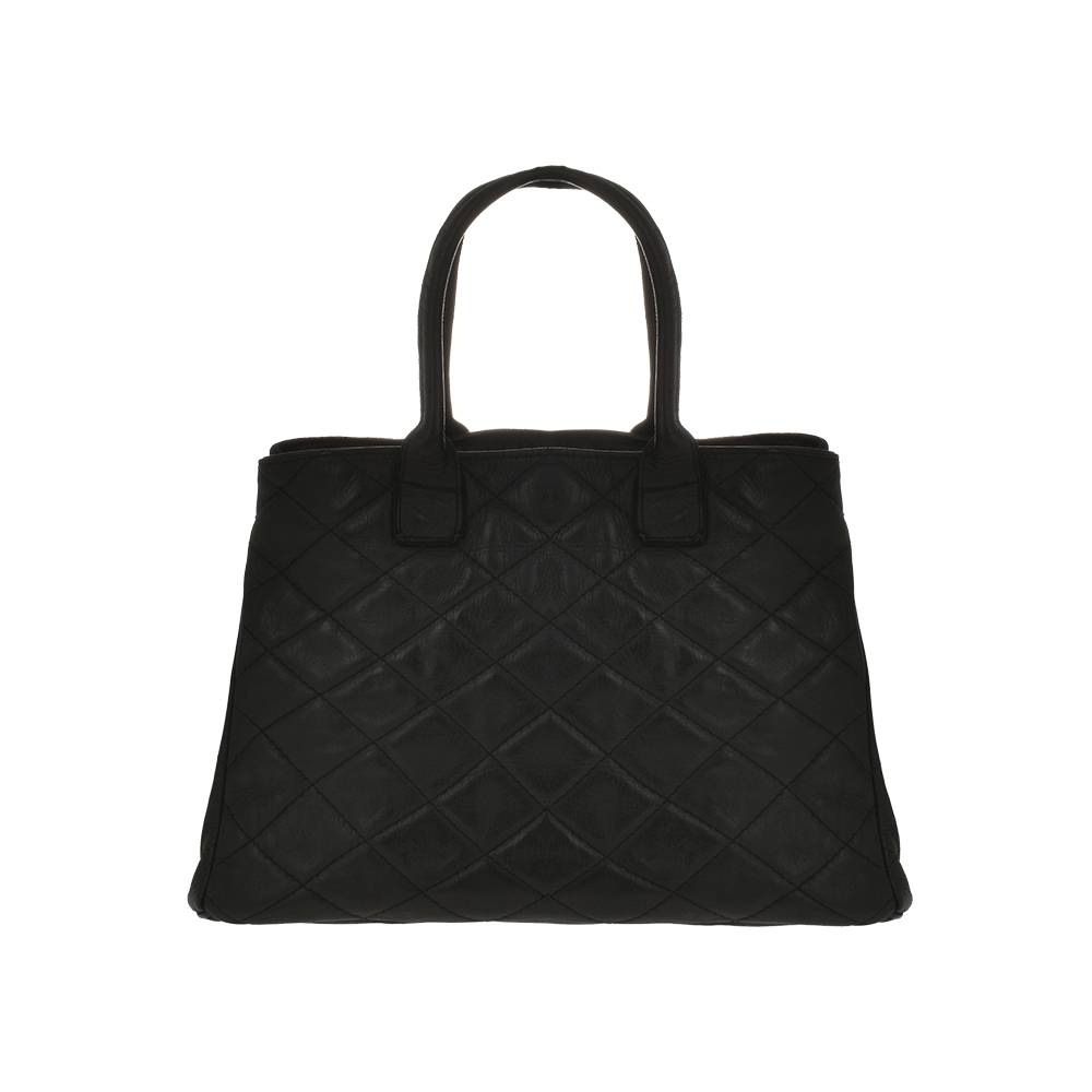 Geanta de mana din piele naturala prespalata Antonia Moretti AM1114, Negru, #1, Bagsy