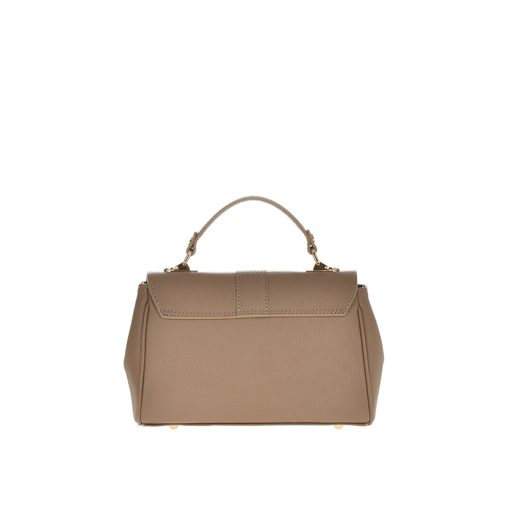 Geanta de mana din piele naturala Antonia Moretti AM1120, Grej, #3, Bagsy