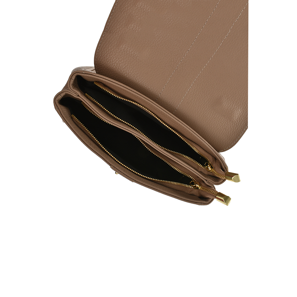 Geanta de mana din piele naturala Antonia Moretti AM1120, Grej, #4, Bagsy