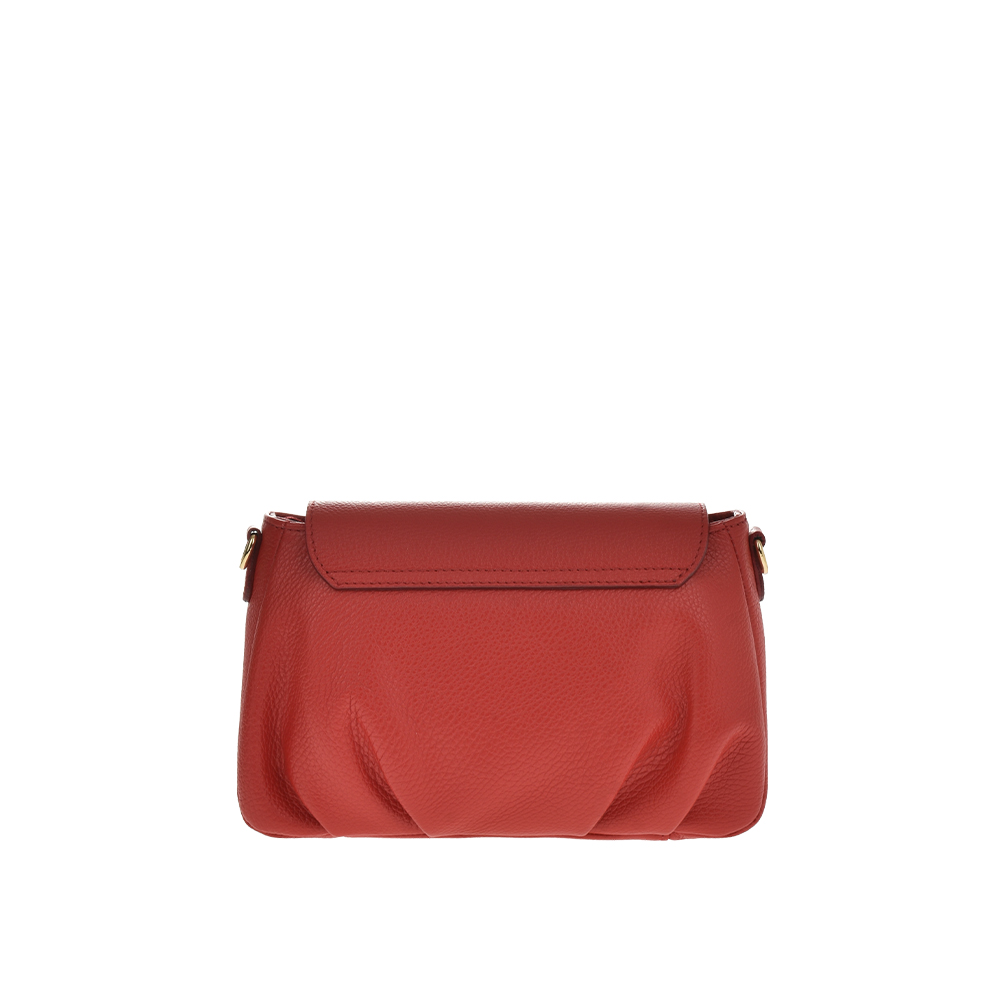Geanta de umar din piele naturala Antonia Moretti AM1124, Rosu, #3, Bagsy