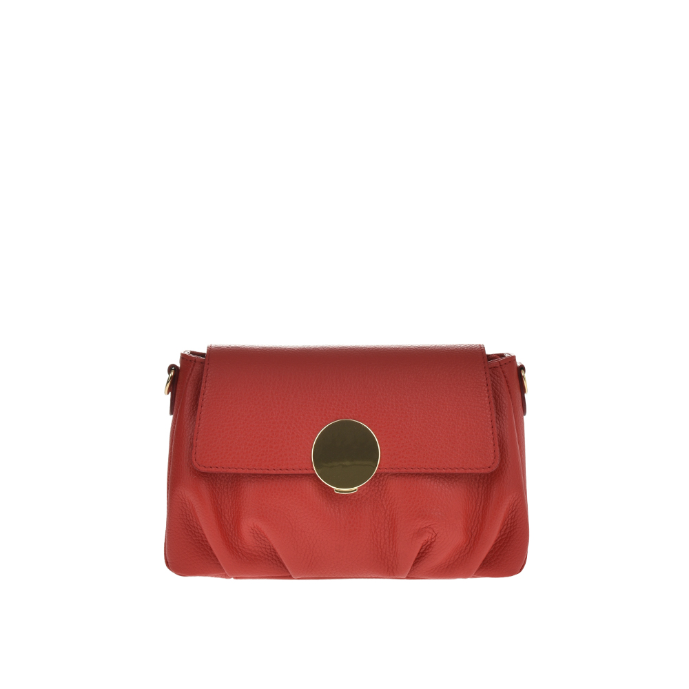 Geanta de umar din piele naturala Antonia Moretti AM1124, Rosu, #1, Bagsy