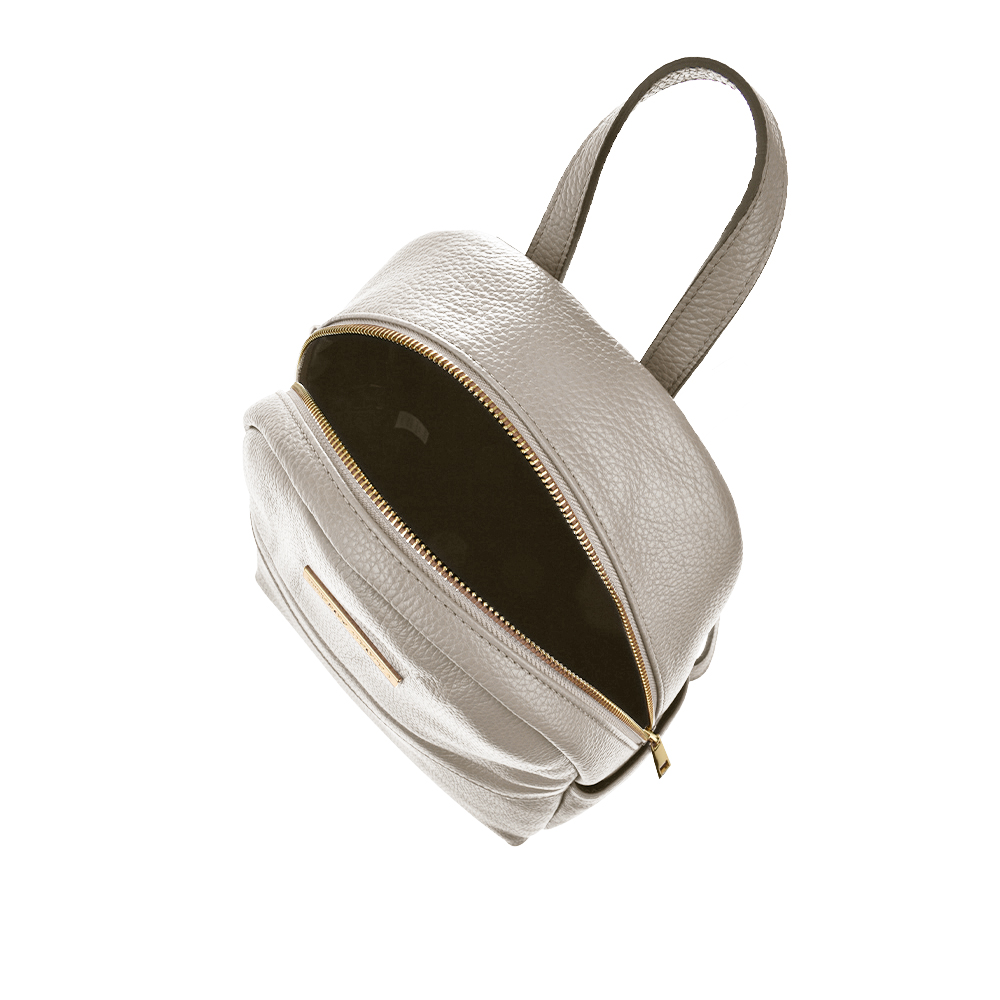 Rucsac dama din piele naturala Antonia Moretti AM1129, Beige, #4, Bagsy