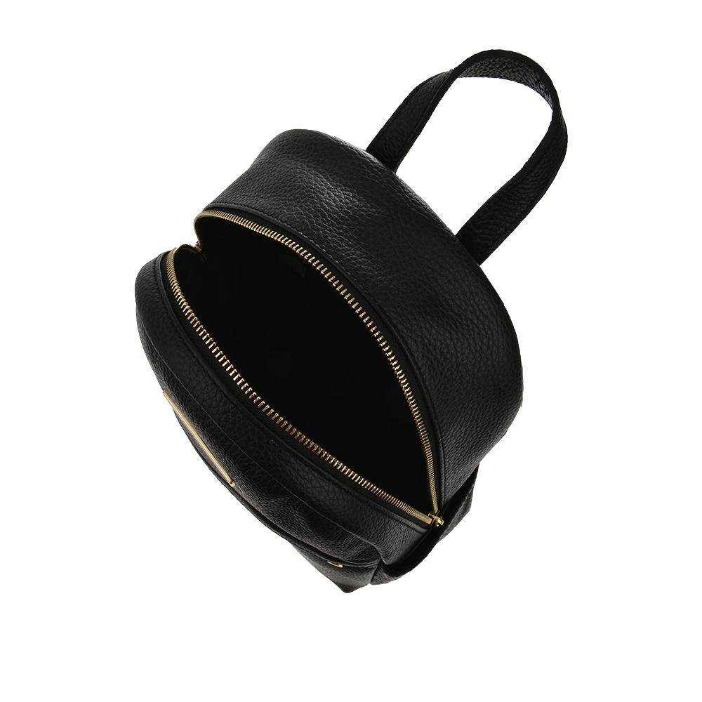 Rucsac dama din piele naturala Antonia Moretti AM1129, Nero, #4, Bagsy