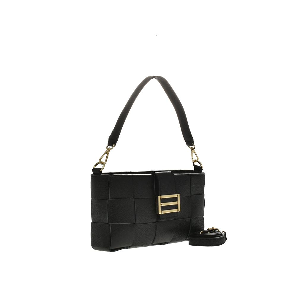 Geanta de mana din piele naturala Antonia Moretti AM1167, Negru, #2, Bagsy