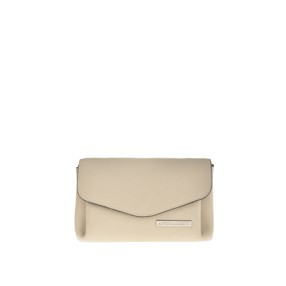 Geanta de umar din piele  naturala Antonia Moretti AM1178, Bej, #1, Bagsy