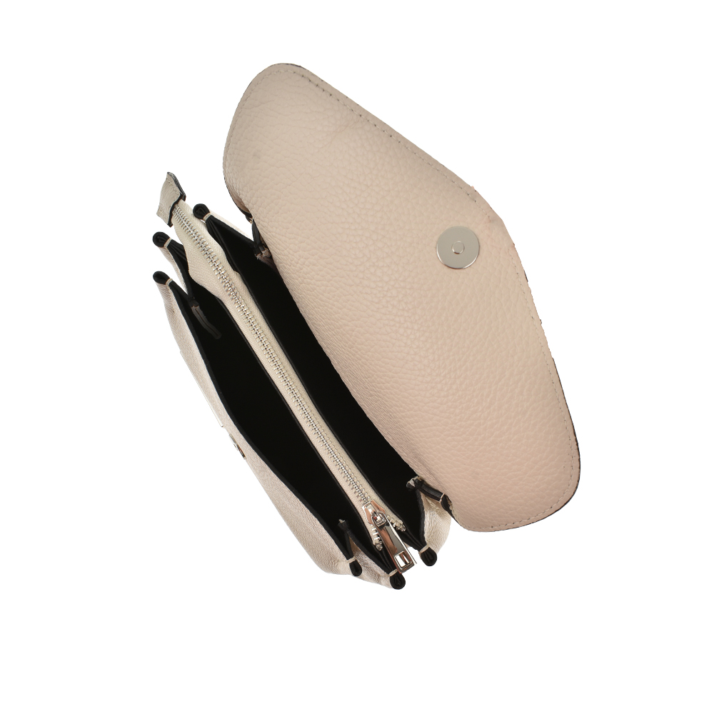 Geanta de umar din piele  naturala Antonia Moretti AM1178, Bej, #4, Bagsy