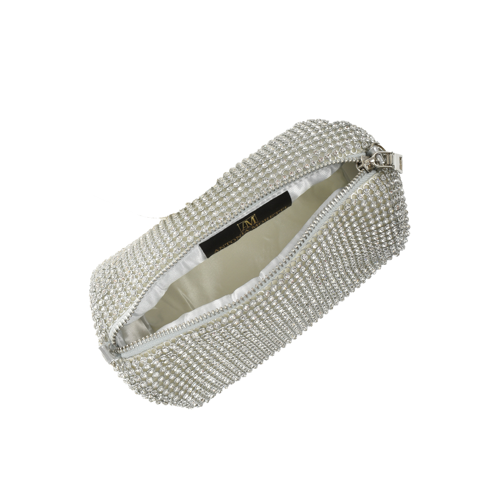 Geanta de ocazie Antonia Moretti AM1179, Argintiu, #4, Bagsy