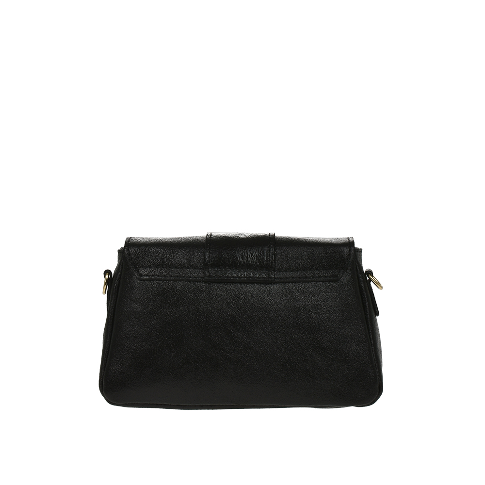 Geanta de umar din piele naturala Antonia Moretti AM1181, Negru, #3, Bagsy