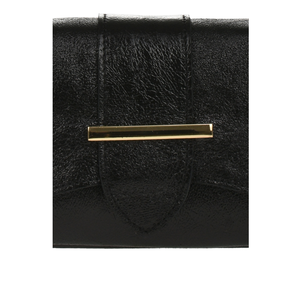 Geanta de umar din piele naturala Antonia Moretti AM1181, Negru, #5, Bagsy