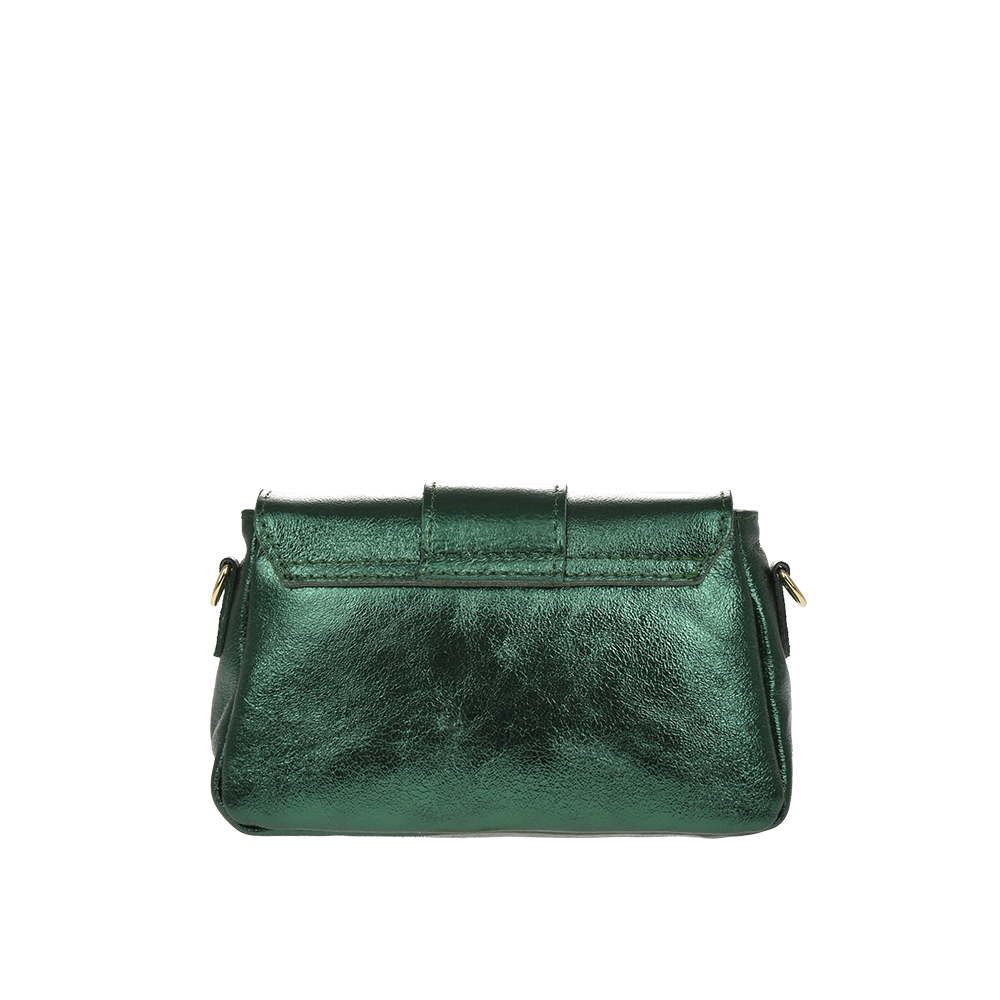 Geanta de umar din piele naturala Antonia Moretti AM1181, Verde, #3, Bagsy