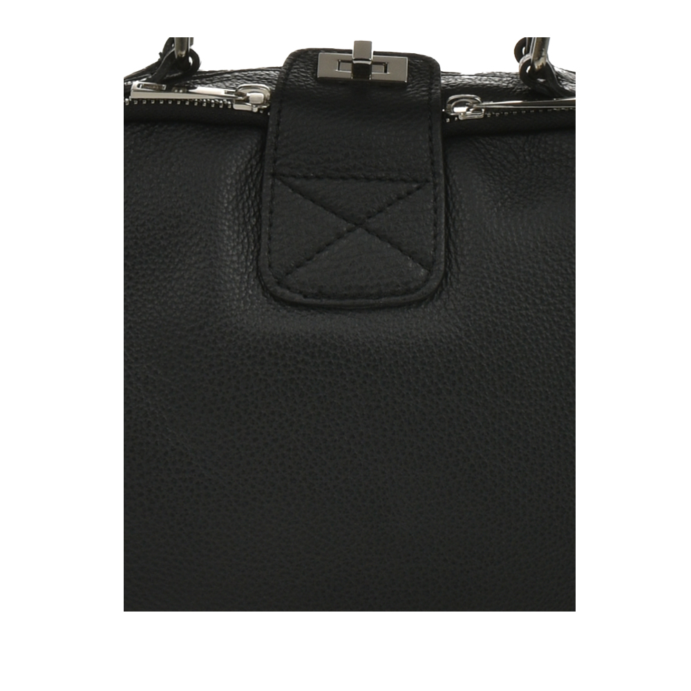 Geanta de mana din piele naturala Antonia Moretti AM1188, Negru, Nr. 5, Bagsy