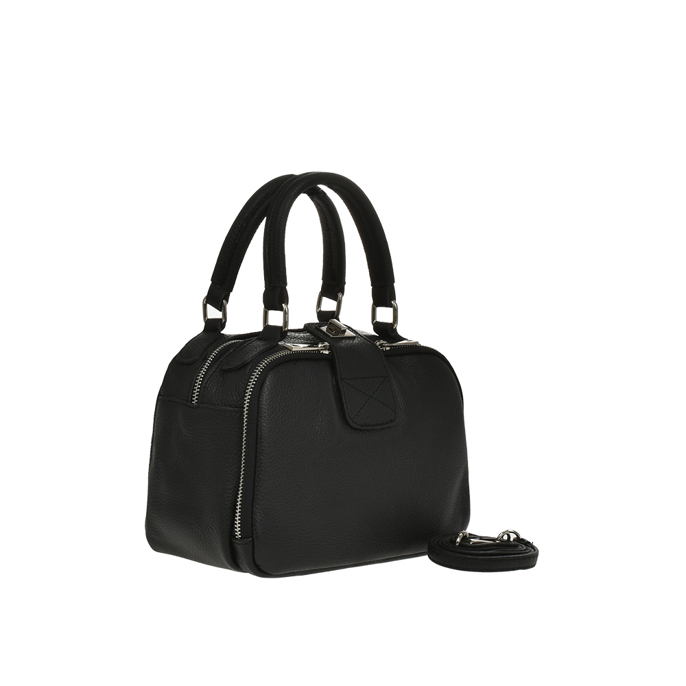 Geanta de mana din piele naturala Antonia Moretti AM1188, Negru, Nr. 2, Bagsy