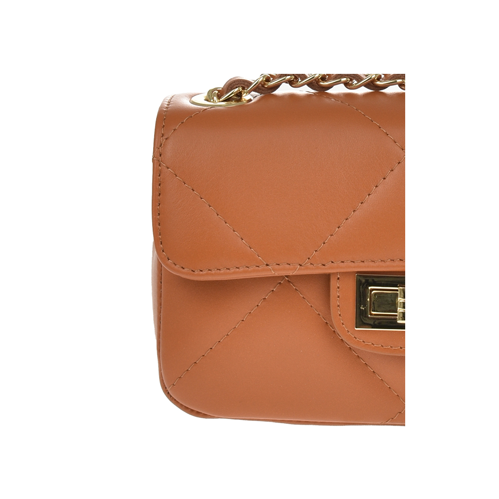 Geanta de umar din piele naturla Antonia Moretti AM1200, Cognac, #5, Bagsy