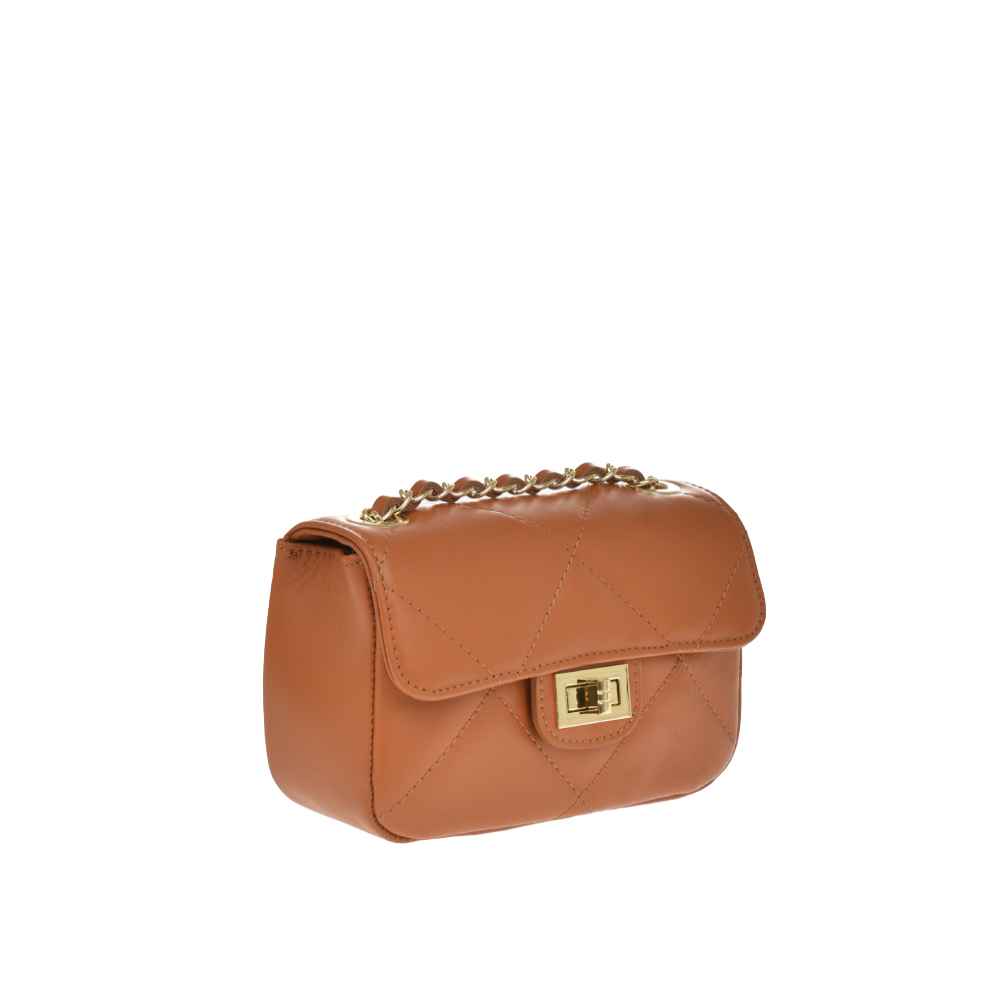 Geanta de umar din piele naturla Antonia Moretti AM1200, Cognac, #2, Bagsy