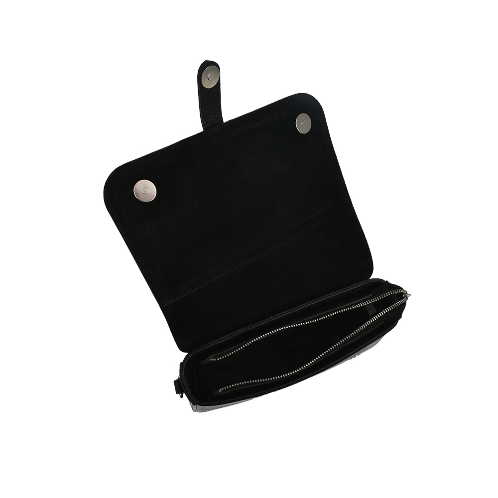 Geanta dama din piele naturala Antonia Moretti AM1203, Negru, #4, Bagsy