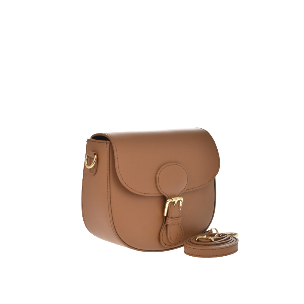 Geanta de mana din piele naturala Antonia Moretti AM1204, Cognac, #2, Bagsy