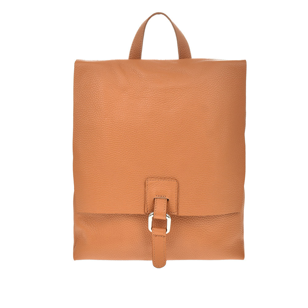 Rucsac dama din piele naturala Antonia Moretti AM1209, Cognac, #1, Bagsy