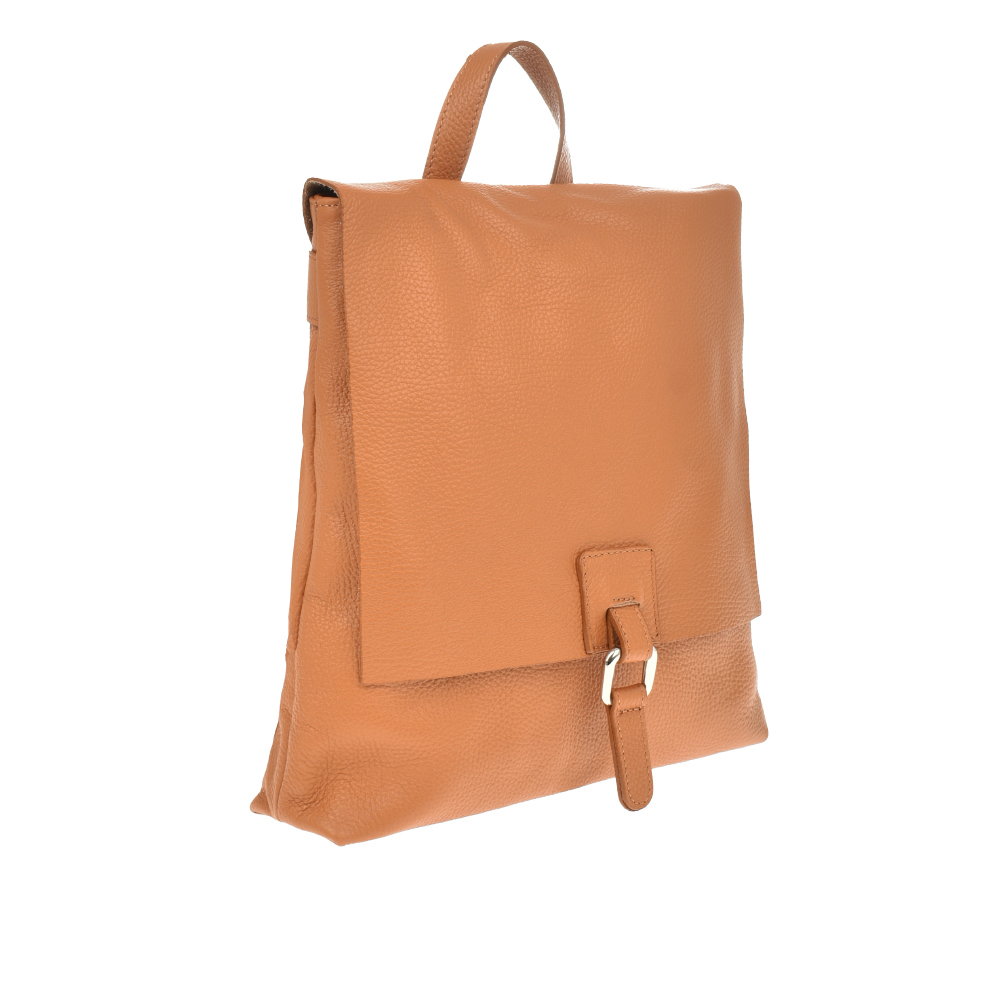 Rucsac dama din piele naturala Antonia Moretti AM1209, Cognac, #2, Bagsy