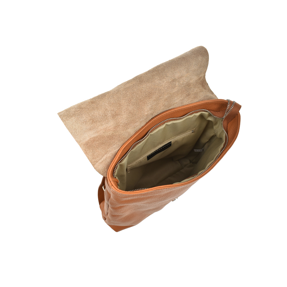 Rucsac dama din piele naturala Antonia Moretti AM1209, Cognac, #4, Bagsy