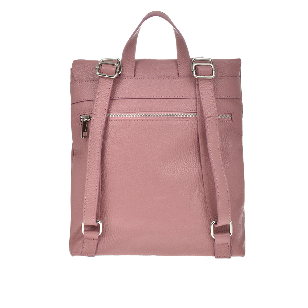 Rucsac dama din piele naturala Antonia Moretti AM1209, Lila, #3, Bagsy