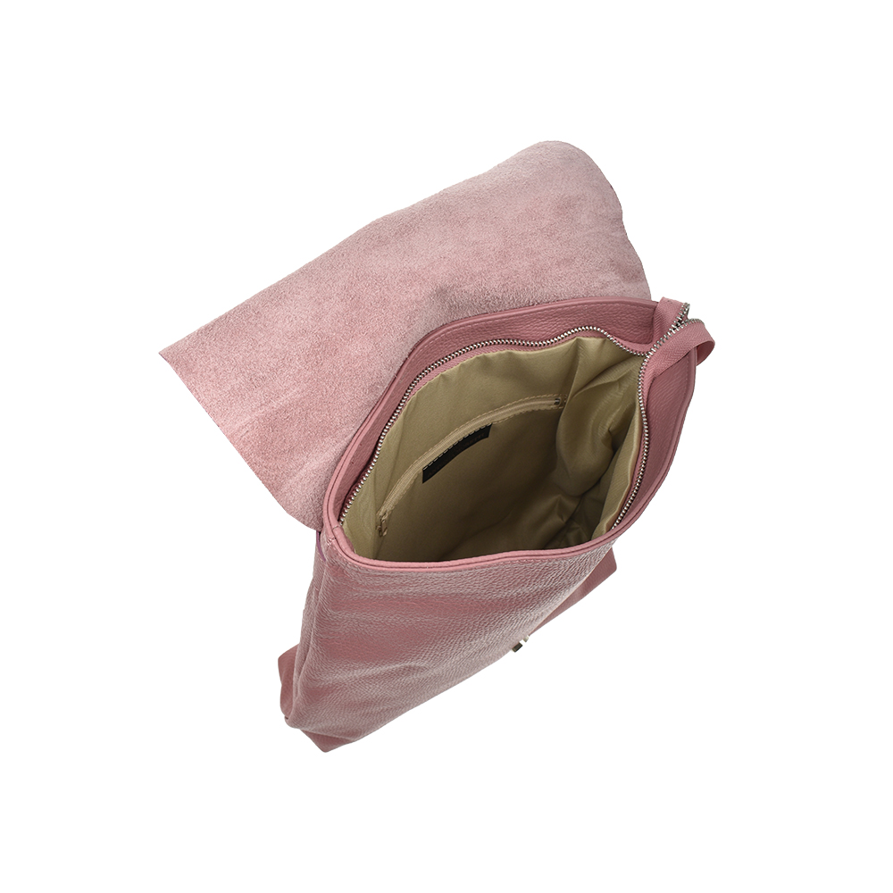 Rucsac dama din piele naturala Antonia Moretti AM1209, Lila, #4, Bagsy