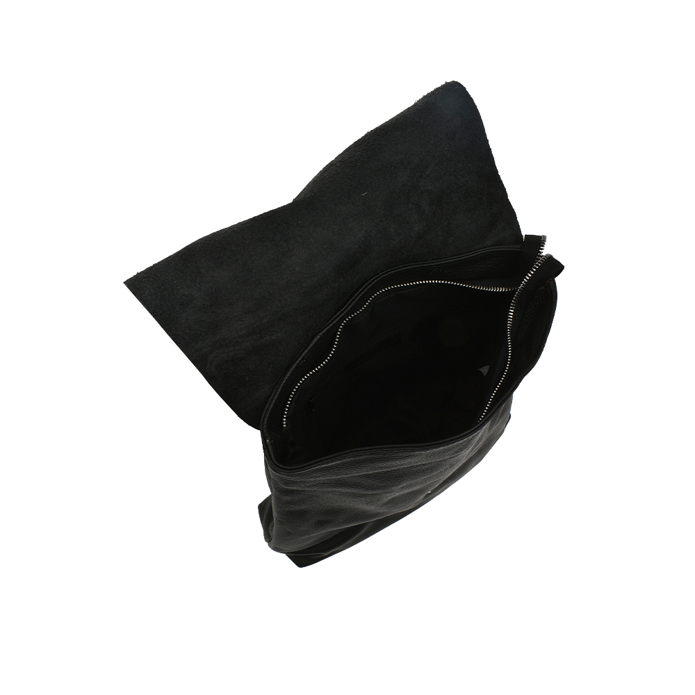 Rucsac dama din piele naturala Antonia Moretti AM1209, Negru, Nr. 3, Bagsy