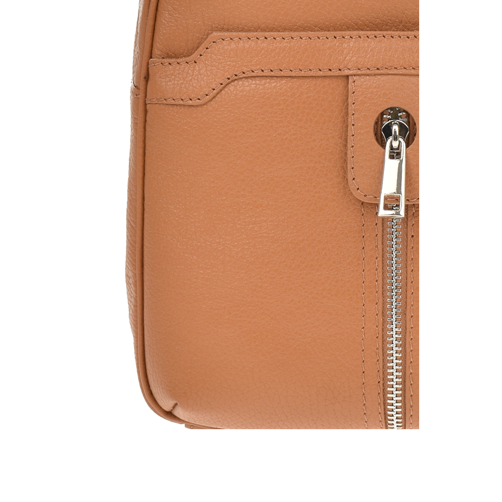 Rucsac dama din piele naturala Antonia Moretti AM1210, Cognac, #5, Bagsy