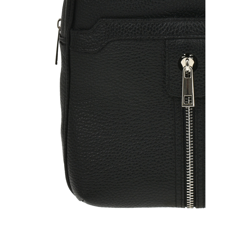 Rucsac dama din piele naturala Antonia Moretti AM1210, Negru, #5, Bagsy